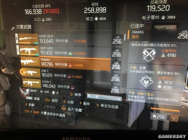 全境封锁阿尔法套装副武器推荐_全境封锁1.5famas搭配技巧