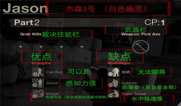 十三号星期五屠夫杰森全技能图文详细说明_十三号星期五屠夫杰森技能怎样