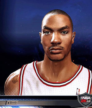 《NBA2K14》德里克罗斯高清面补
