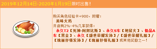 QQ飞车美味火鸡圣诞提前送礼活动说明_QQ飞车美味火鸡圣诞提前送礼活动内容