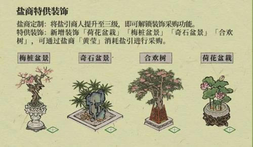 江南百景图盐商特供装饰有哪些_江南百景图盐商特供装饰一览