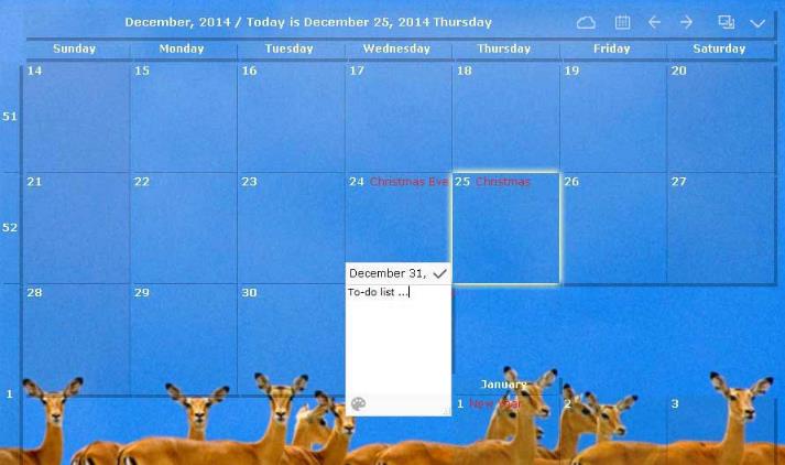 桌面日历DesktopCal官方PC版下载_免费绿色版免费下载