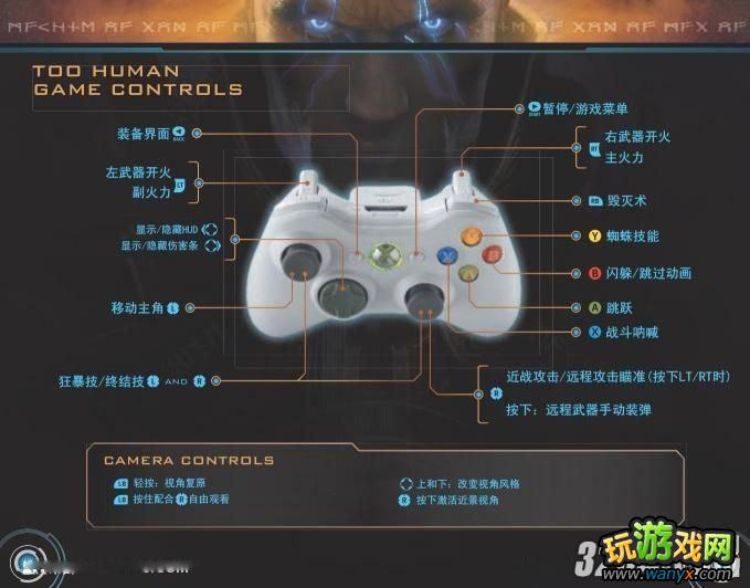 XBOX360《无间战神》手柄操作攻略