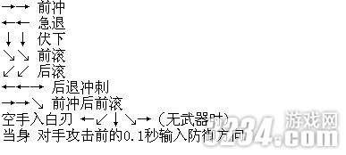 NEOGEO《侍魂2》全角色出招表攻略