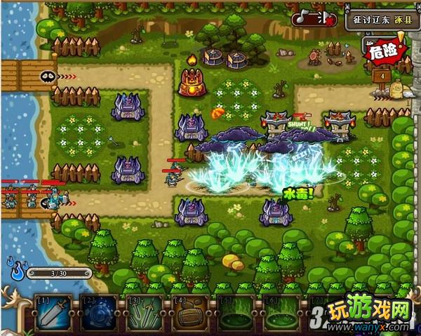 《塔防三国志》涿县噩梦地狱52级非R绿水毒打法